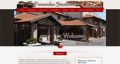 Desktop Screenshot of fernandessteakhouse.com